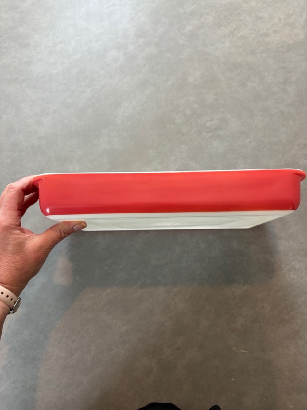 Vintage Pyrex Flamingo 232 2QT Rectangular Baking/Casserole Dish - Picture 2 of 10